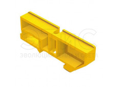 Изолятор нулевой шины на DIN-рейку 35мм желтый Изолятор нулевой шины на DIN-рейку 35мм желтый